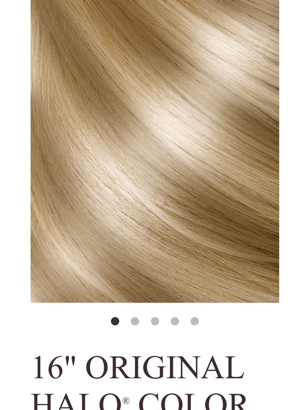 Halo 16" Original Halo Color - Light Blonde